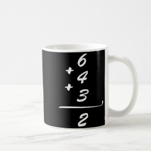 Mug Chemise drôle 6 4 3 2 Baseball