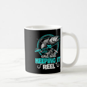 Mug Chemise drôle d'anniversaire de pêche 70 ans Pêche