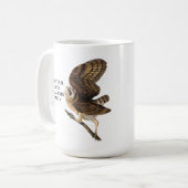 Mug Chemise drôle de chouette effraie (Devant gauche)