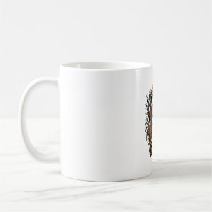 Mug Chemise drôle de citrouille Gravure vintage Hallow