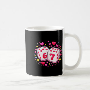 Mug Chemise drôle de la Saint-Valentin pour femmes Dés