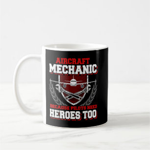 Mug Chemise drôle de mécanicien d'avion Entretien des