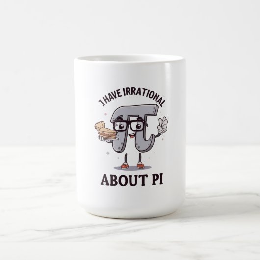 Mug Chemise drôle de Pi Day – Sentiments irrationnels  (Centre)