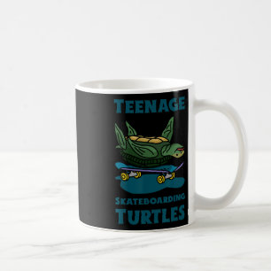Mug Chemise drôle de tortues adolescentes en skateboar