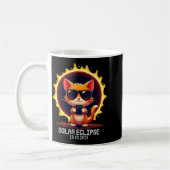 Mug Chemise drôle Éclipse solaire 03 29 Chat (Gauche)