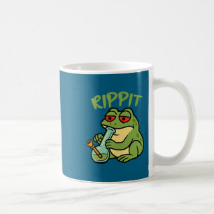 Mug Chemise drôle Rippit Stoner Frog Fumant Stoner