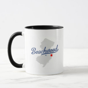 Mug Chemise du New Jersey NJ de Beachwood