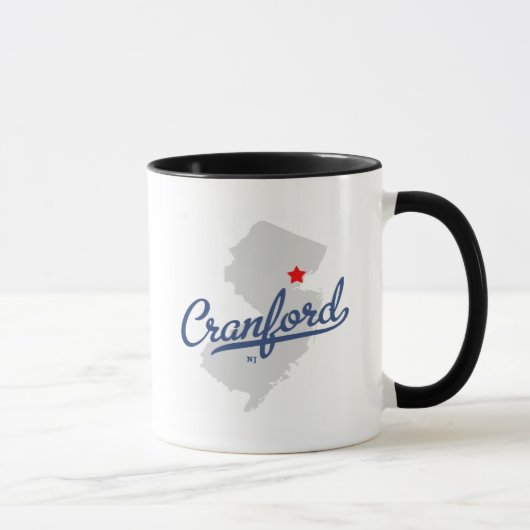 Mug Chemise du New Jersey NJ de Cranford (Droite)
