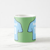 Mug Chemise du ventilateur Sky Blue Football (Centre)