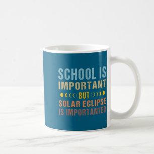 Mug Chemise Éclipse Solaire Citation École Important