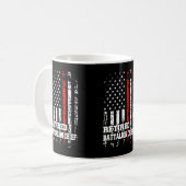 Mug Chemise en chef du bataillon à la retraite Pompier (Devant gauche)