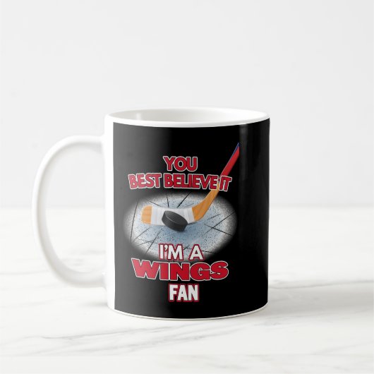Mug Chemise Essentielle de hockey sur glace Red Det (Gauche)