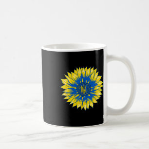 Mug Chemise Fleur de Tournesol d'Ukraine Rétro Floral 