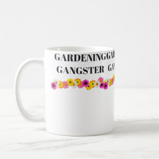 Mug Chemise Gangster du Jardinage Plante Graine Et Jar