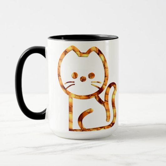 Mug Chemise Golden Honeycomb Cat (Gauche)