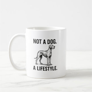 Mug Chemise Grand Danois – « Pas un chien. Un style de
