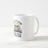 Mug Chemise graphique de crâne de lune effrayant Hallo (Devant droit)