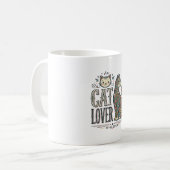 Mug Chemise Graphique de Style de Gravure pour Amoureu (Devant gauche)