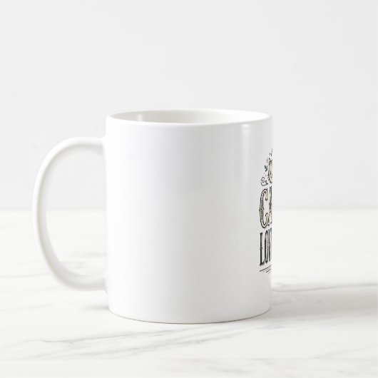 Mug Chemise Graphique de Style de Gravure pour Amoureu (Gauche)