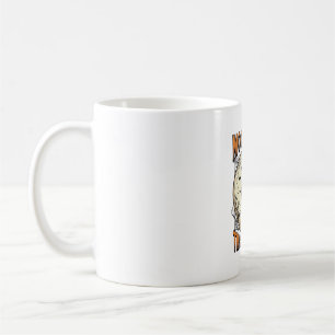 Mug Chemise Halloween Pug avec Lune de gravure vintage