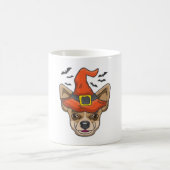 Mug Chemise Halloween sorcière Chihuahua costume cadea (Centre)