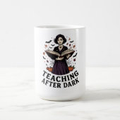 Mug Chemise Halloween Vampire Enseignant (Centre)