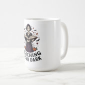 Mug Chemise Halloween Vampire Enseignant (Devant droit)