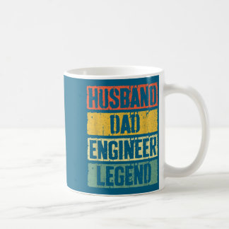 Mug Chemise Hommes Mari Papa Ingénieur Légende Pères