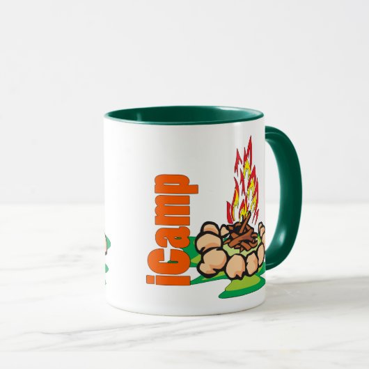 Mug Chemise iCamp Camping (Devant droit)