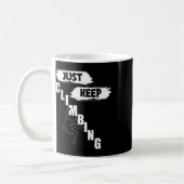 Mug Chemise Just Keep Climbing,escalade S,just Keep Cl (Gauche)