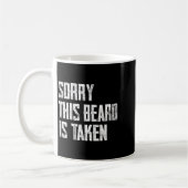 Mug Chemise Mari Désolé Barbe Mariage Pris (Gauche)