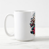 Mug Chemise Né Pour Le Rythme Des Années 90 (Gauche)