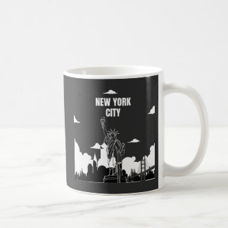 Mug chemise new york city style ligne