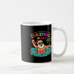 Mug Chemise Noël en Juillet Garçons Enfants Santa Coco