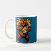 Mug Chemise Ours Rétro Râpe Fromage Humour (Gauche)