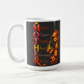 Mug Chemise papillon de mère motivée (Gauche)