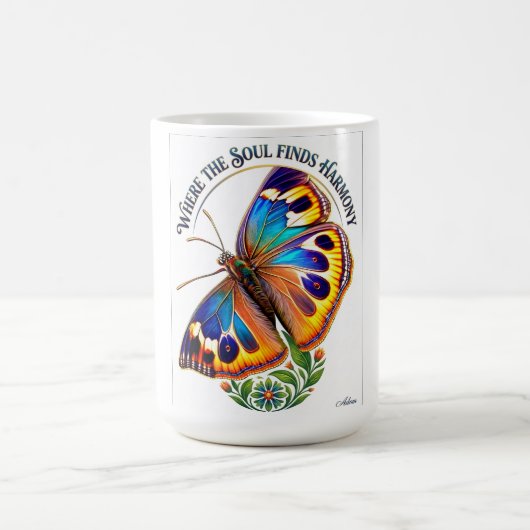 Mug Chemise papillon Harmony pour l'âme (Centre)
