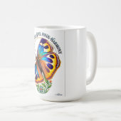 Mug Chemise papillon Harmony pour l'âme (Devant droit)