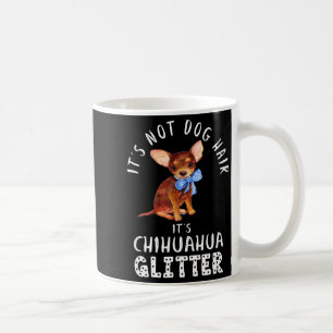 Mug Chemise Pas de poils de chien Chihuahua Paillettes
