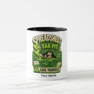 Mug Chemise personnalisée drôle de piège de feuille de
