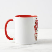 Mug Chemise pour femmes au cœur brodé (Gauche)