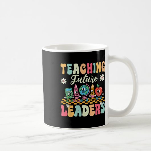 Mug Chemise Premier Jour D'école Enseigner Les Futurs (Droite)