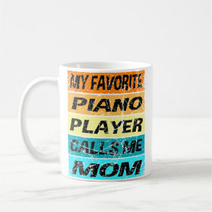 Mug Chemise Rétro Piano Ma Personne Préférée M'appelle