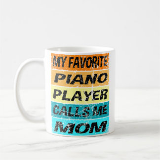 Mug Chemise Rétro Piano Ma Personne Préférée M'appelle
