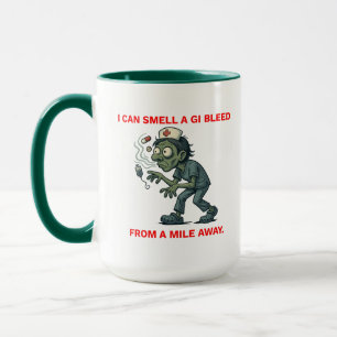Mug Chemise saignée GI Zombie Nurse - Humour foncé Méd