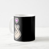 Mug Chemise Saranghae coréenne K-Pop K-Drama (Devant gauche)