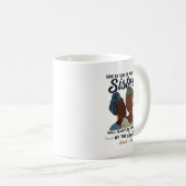 Mug Chemise soeur côte à côte ou miles à l'écart (Devant droit)