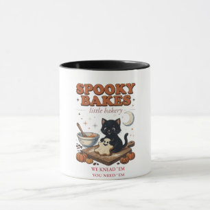 Mug Chemise Spooky Bakes, Tee Chat Noir Halloween
