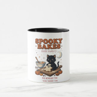 Mug Chemise Spooky Bakes, Tee Chat Noir Halloween