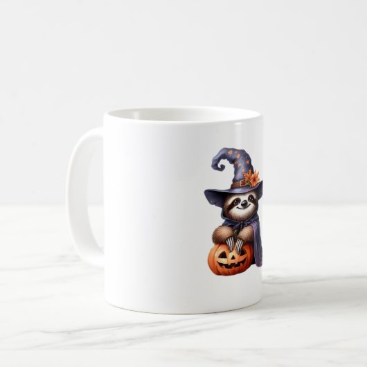 Mug Chemise T classique Sloth Halloween (Devant gauche)